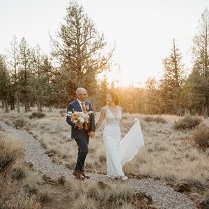 Madi Lane Ivory Wedding  dress